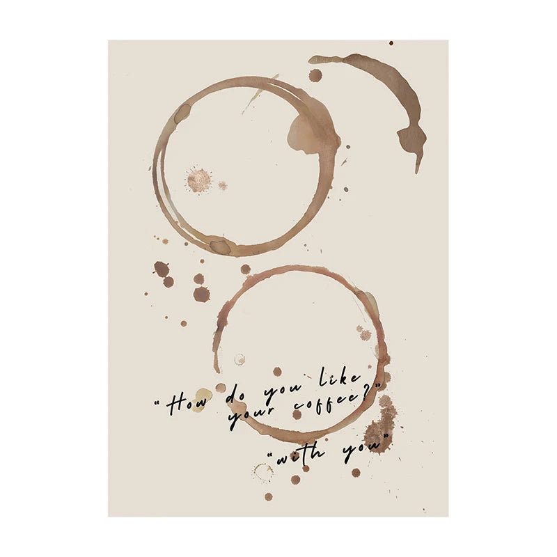 Coffee Diver Trendy Canvas Wall Art Print
