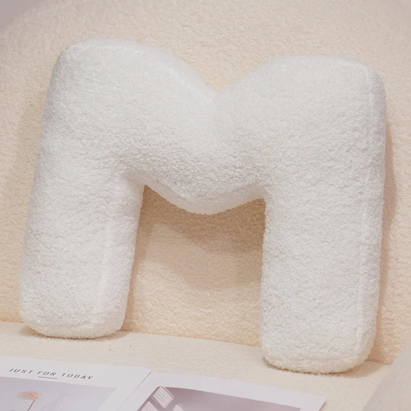 Alphabet Letter Plush Pillow