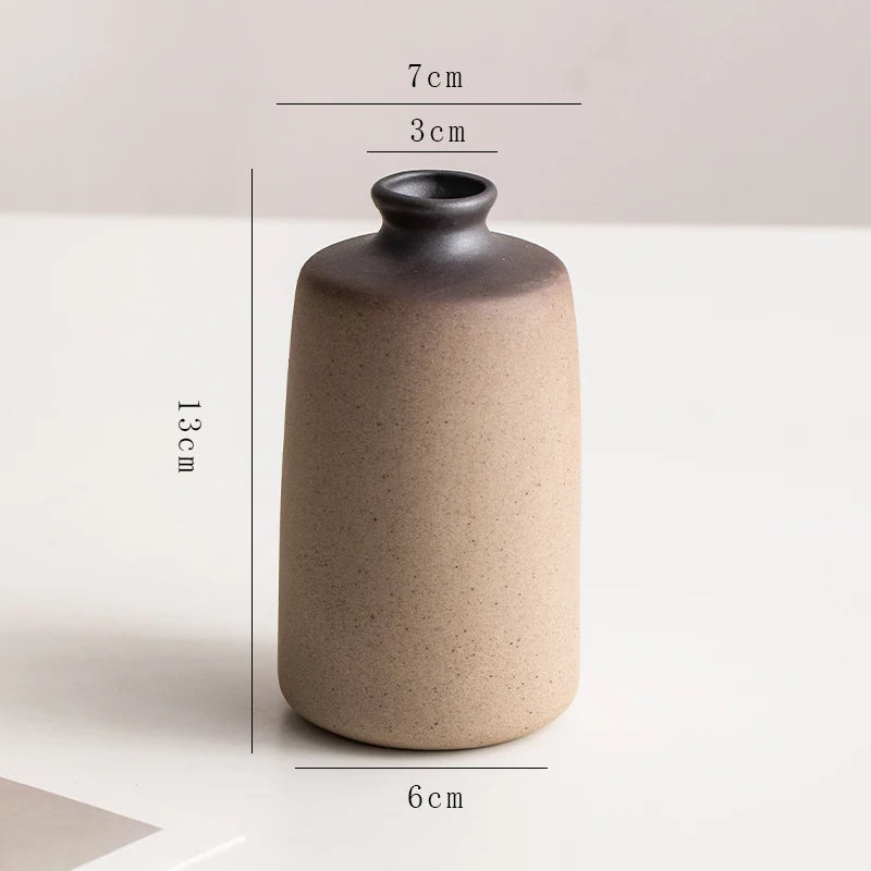 Stone Shape Ceramic Mini Vase Hydroponic Gift | Aurelia