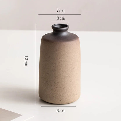 Stone Shape Ceramic Mini Vase Hydroponic Gift | Aurelia