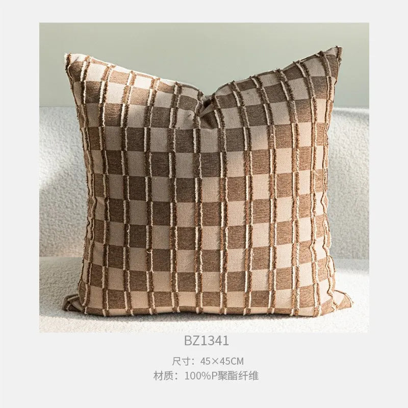Branch Print Luxury Pillow Cover — styling detail