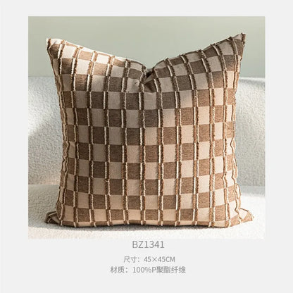 Branch Print Luxury Pillow Cover — styling detail