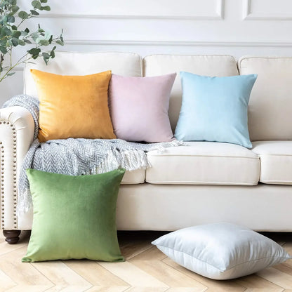 Nordic Velvet Throw Pillow Cover — alternate view