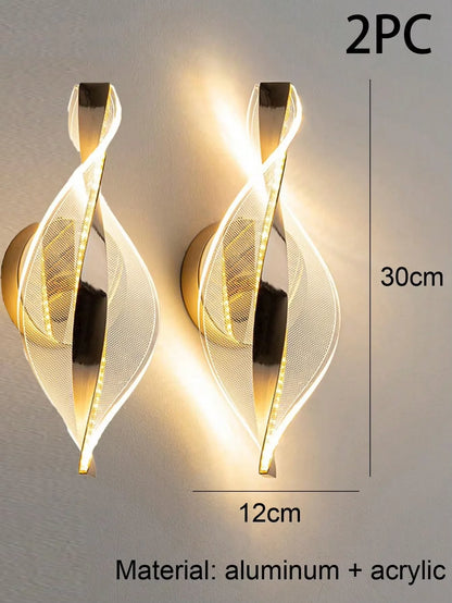 Modern Acrylic LED Outdoor Wall Sconce