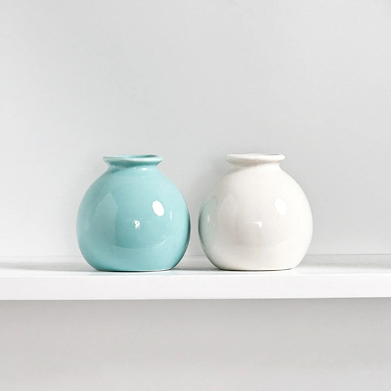 Nordic Ceramic Mini Vase Set