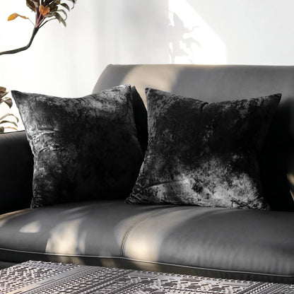 Solid Fabric Throw Pillow Cover
