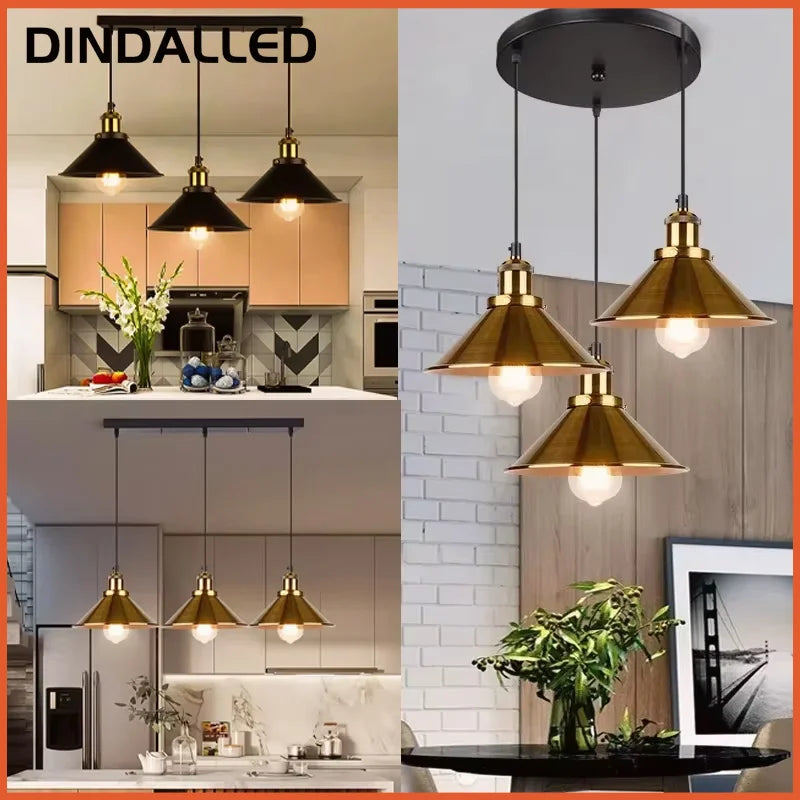 Vintage Chrome Multi Pendant