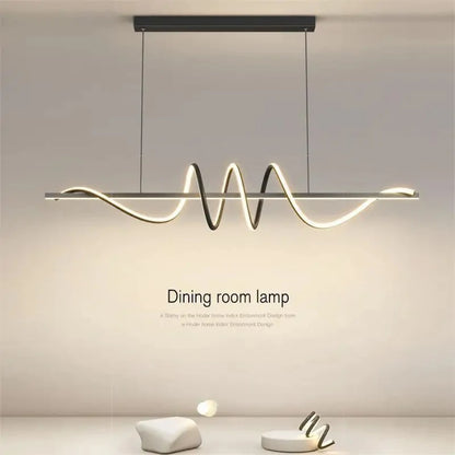 LED Linear Strip Pendant Light