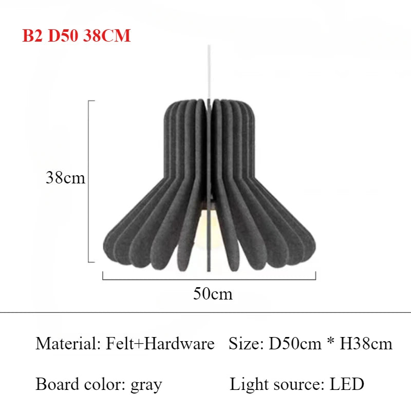 Nordic Felt Pendant Lamp