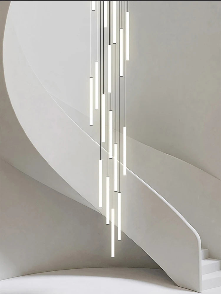 Single strip pendant, 1.2 in across, with a 19.7 in cord drop