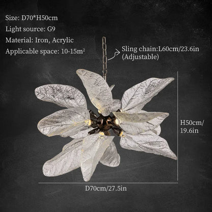 Leaf Petal Chandelier Light