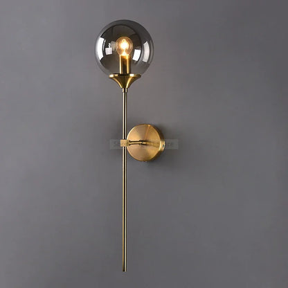 wall sconce, front view on white background