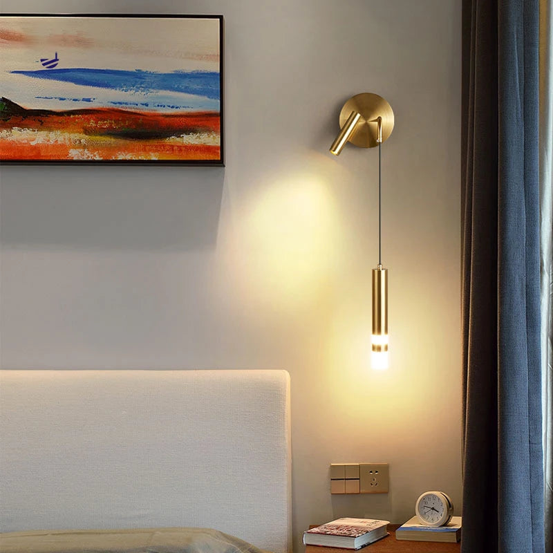 iron wall sconce, installed in a room interior setting