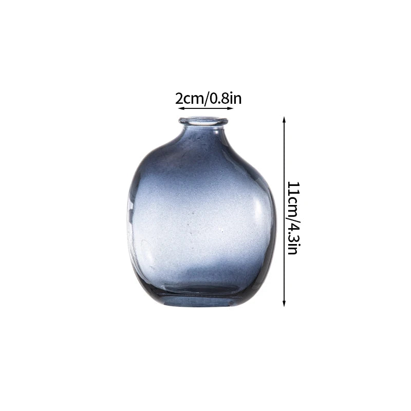 Brown Retro Glass Hydroponic Vase