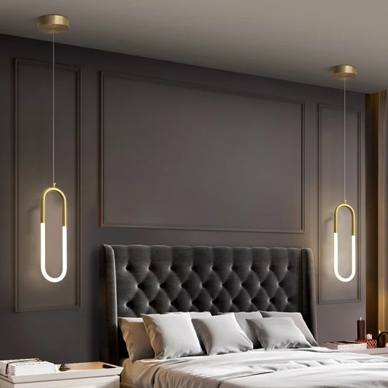 Brass Tube Pendant Light