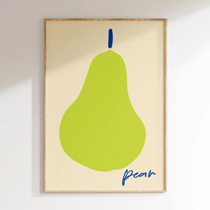 Minimalist Stick Figure Food Kitchen Canvas Wall Art