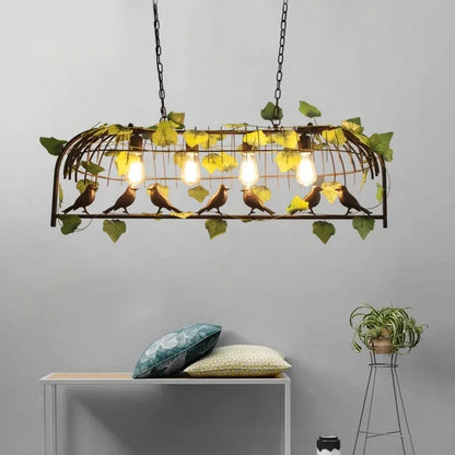 Iron Birdcage Pendant Light