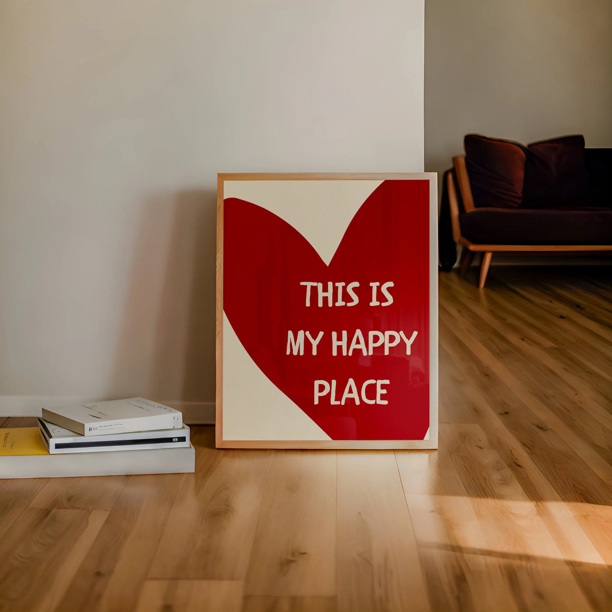 This Is My Happy Place Quote Canvas Wall Art