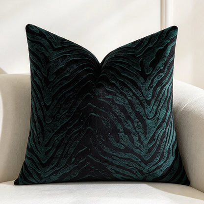 Abstract Brushstroke Throw Pillow Cover — styling detail
