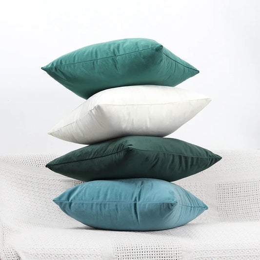 Nordic Velvet Throw Pillow Cover