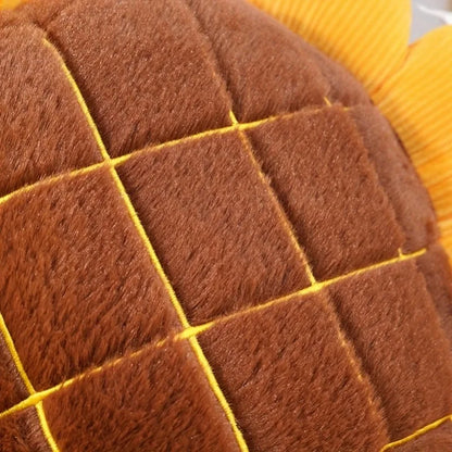 Sunflower Plush Decorative Pillow — styling detail