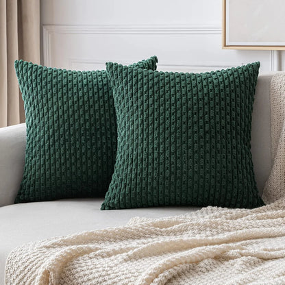Boho Patchwork Corduroy Pillow Cover