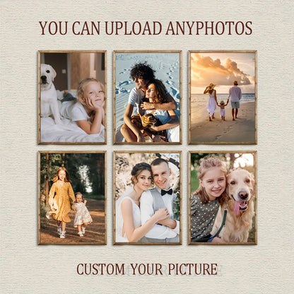 Custom 6-Piece Personalised Canvas Wall Art Set