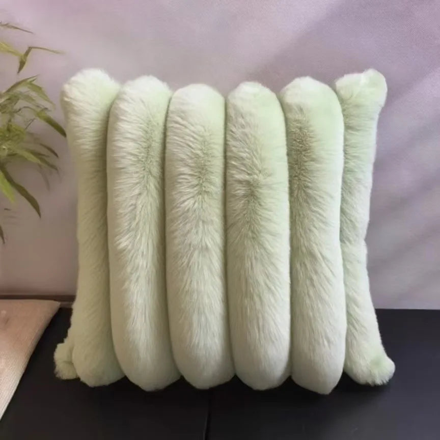 Faux Fur Throw Pillow Cover