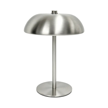 Mushroom touch lamp side profile showing rounded cap silhouette