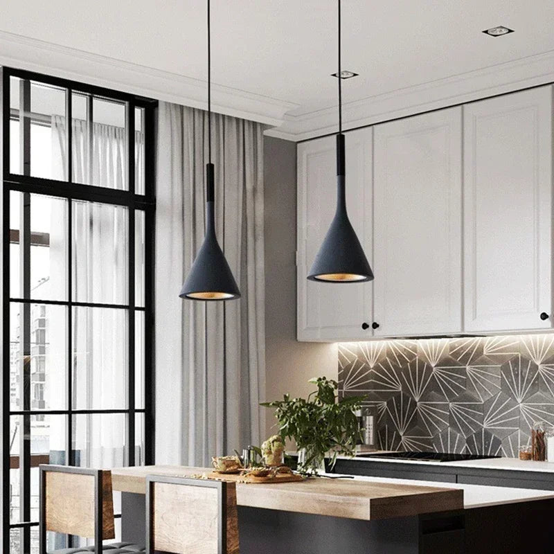 Colored Dome Pendant Light