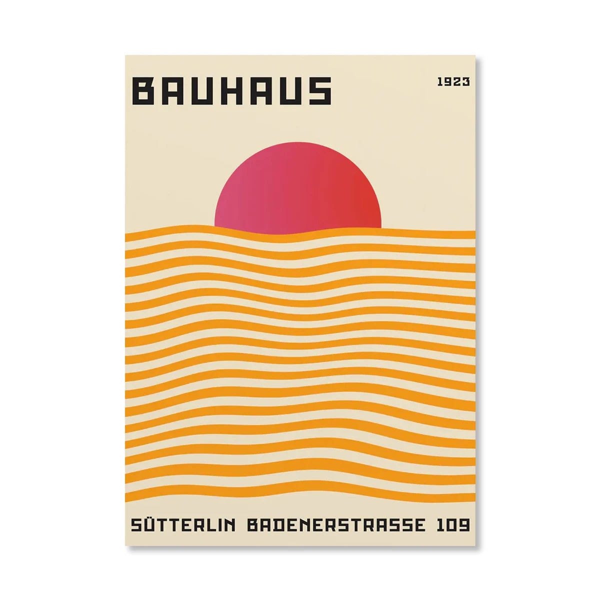 Bauhaus Geometric Art Print