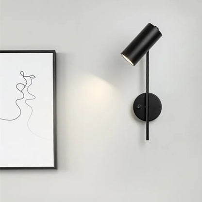 wall sconce, detail view of fixture base and arm