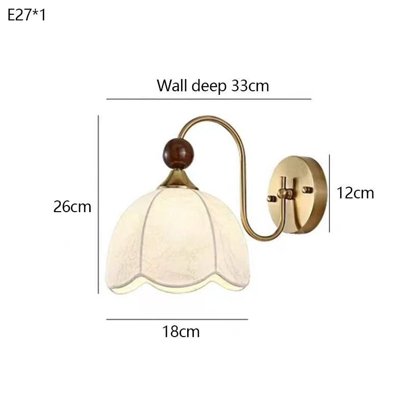 French Retro Wabi-Sabi Wall Sconce