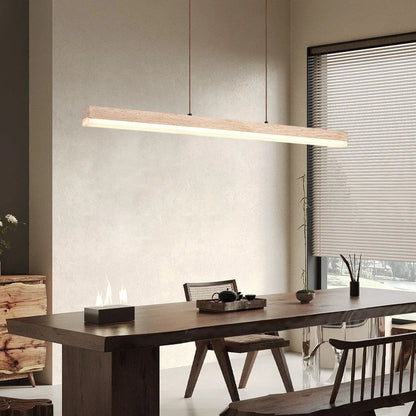 Travertine Linear Pendant Light