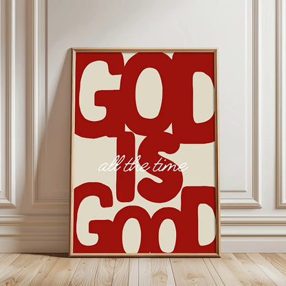 Modern Trendy Typography Text Canvas Wall Art Print
