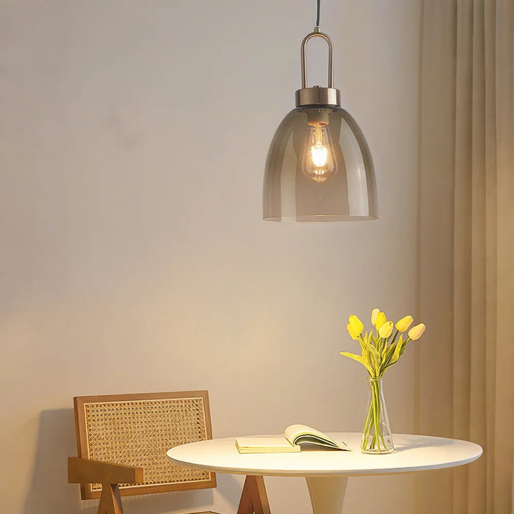 Industrial Metal Globe Pendant Light