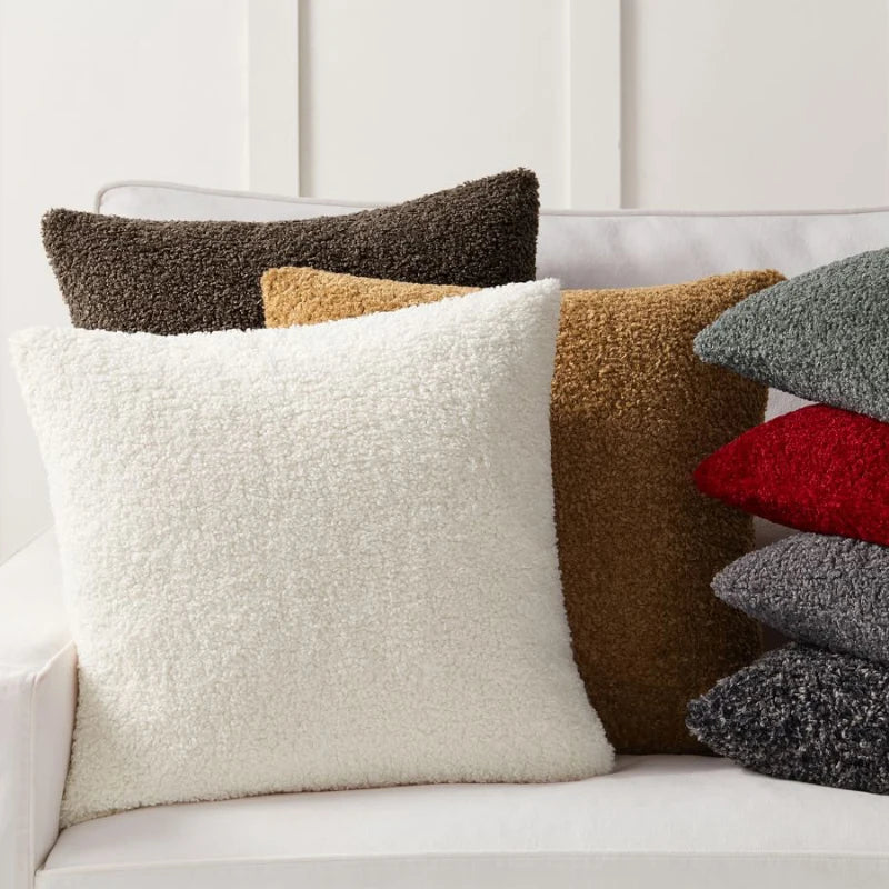 Faux Fur Throw Pillow Cover