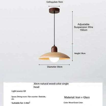 Wabi Sabi Wood Grain Pendant