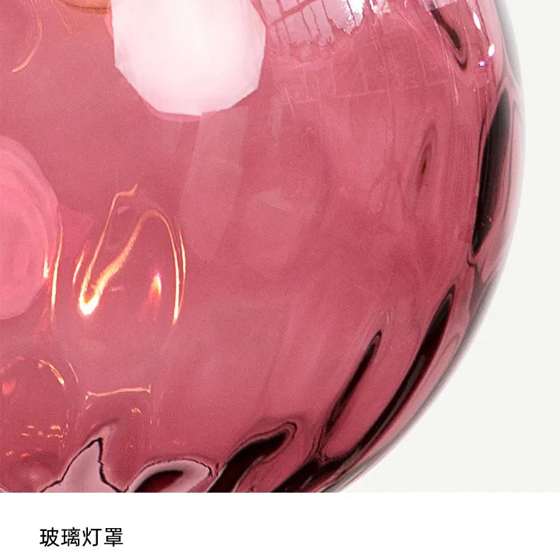Colored Glass Ball Pendant