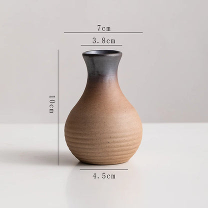Stone Shape Ceramic Mini Vase Hydroponic Gift | Aurelia