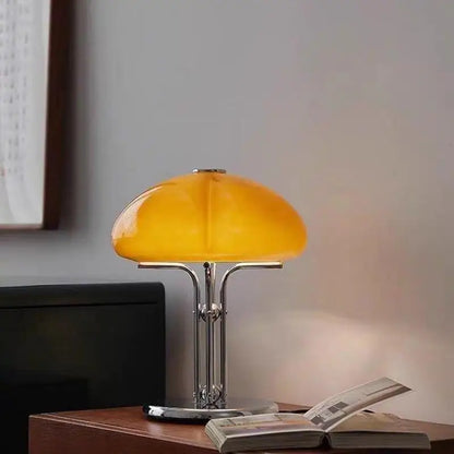Bauhaus pumpkin table lamp orange dimmable mode warm glow bedroom
