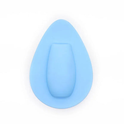 Wall-stick silicone planter with hydroponic plant stem