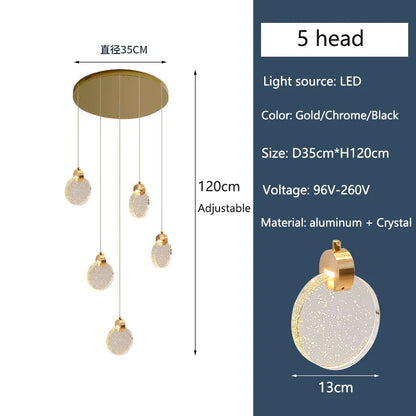 Thirty head crystal chandelier for an attic or a villa lobby