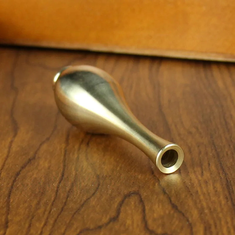 Mini copper flower vase classic design desk ornament figurine