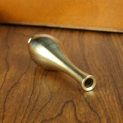 Mini copper flower vase classic design desk ornament figurine