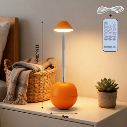 Creative decorative table lamp USB Type-C charging port close-up
