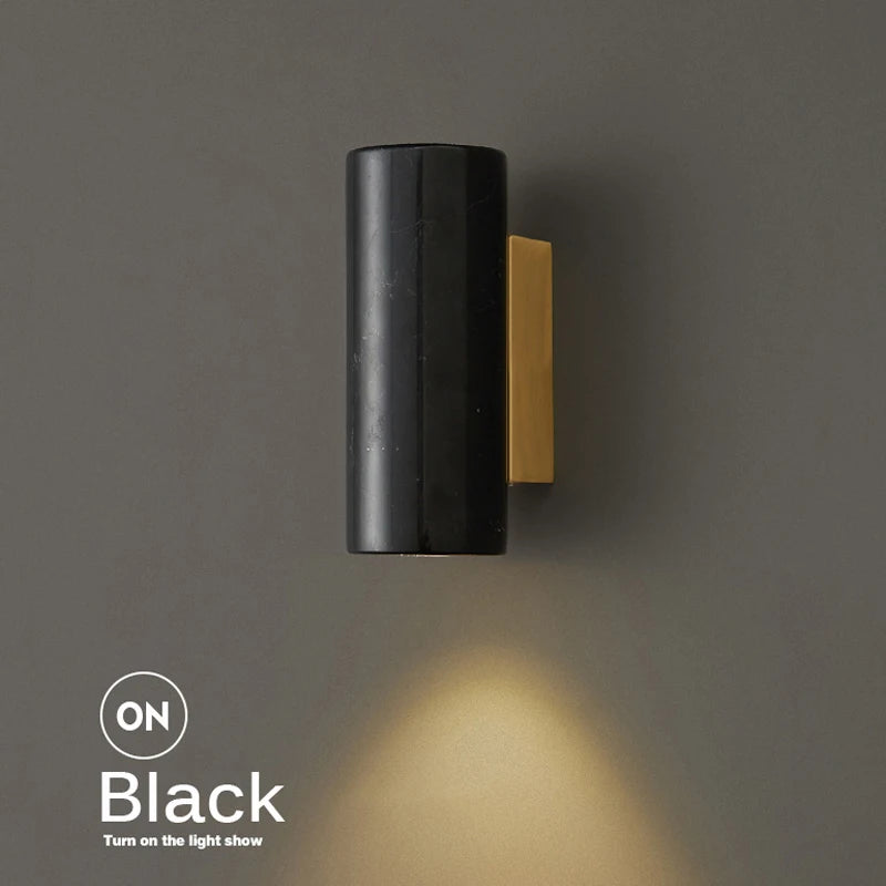 Nordic Green Marble Wall Sconce
