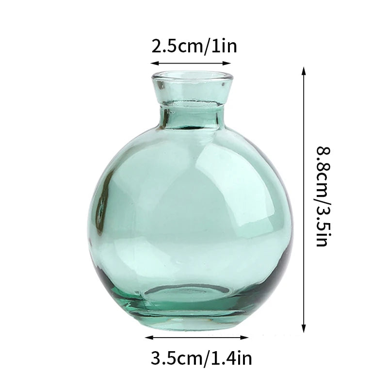 Brown Retro Glass Hydroponic Vase