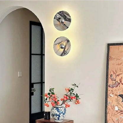 Contemporary Marble Wall Sconce