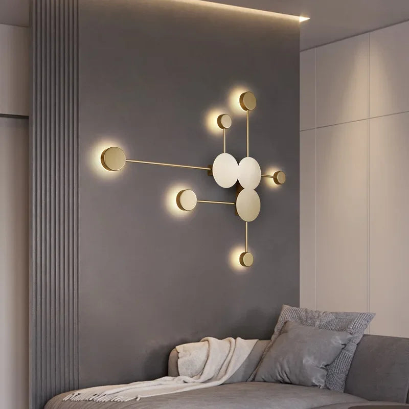 wall sconce, side profile showing mounting depth